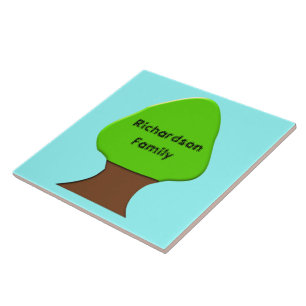 Träd Anpassade Genealogy Tile Kakelplatta