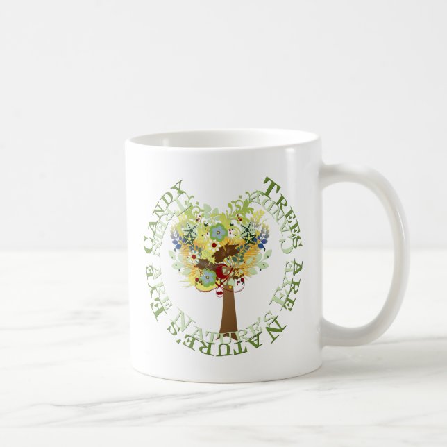 Träd är Candy Kaffemugg (Höger)