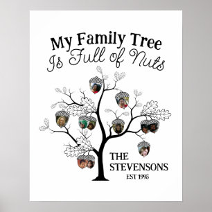 Träd är en Fullt av julen i Nöt Poster