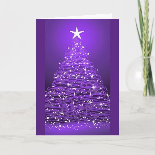 *TRÄD ÄR LIT OCH VI KOMMER ATT VARA MERRY* CHRISTM HELGKORT (Framsida)