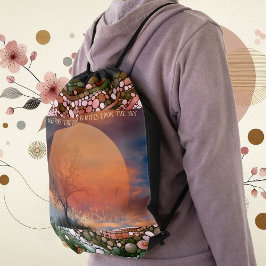 Träd är posterjordens Skrivor vid Himmel Funkyn Gympapåse