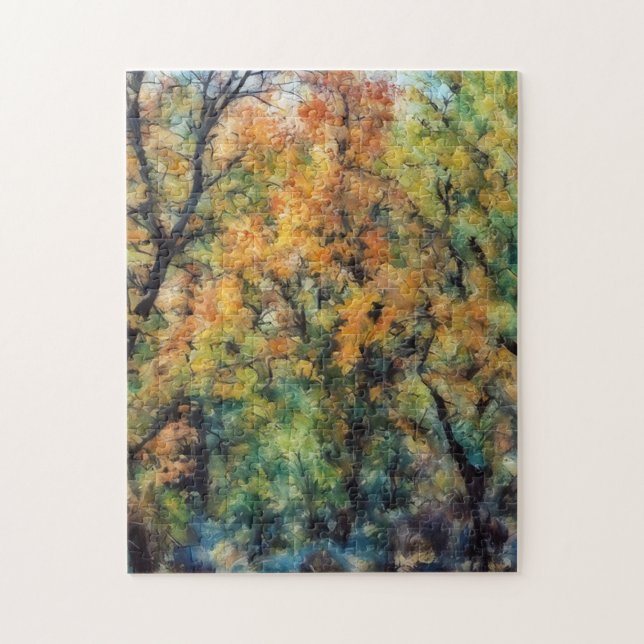 Träd Art Nature Art Puzzle Pussel (Vertikal)