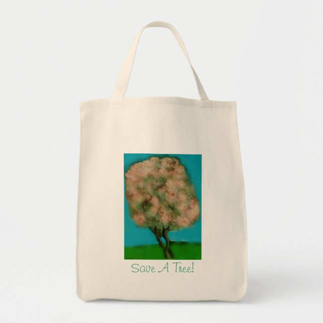 Träd Art Tote Bag Tygkasse (Framsidan)