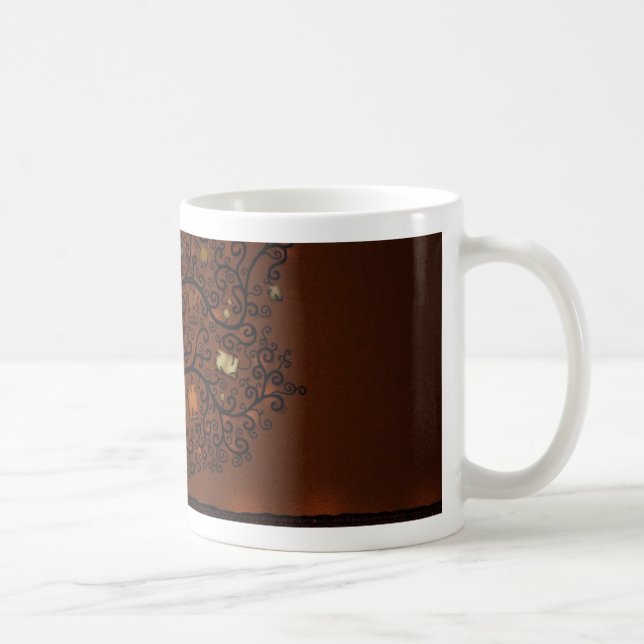 Träd av bokar kaffemugg (Höger)