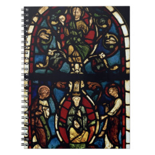 Träd av Jesse, 13th århundrade (målat glass) Anteckningsbok