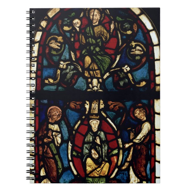 Träd av Jesse, 13th århundrade (målat glass) Anteckningsbok (Framsidan)