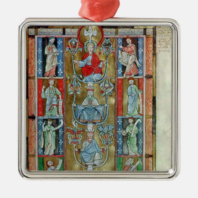 Träd av Jesse Julgransprydnad Metall (Framsidan)