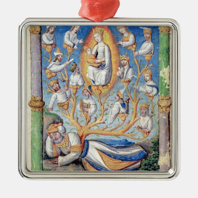 Träd av Jesse Julgransprydnad Metall (Framsidan)
