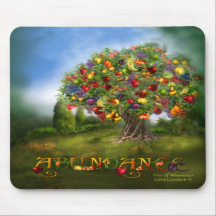 Träd av överflödkonst Mousepad Musmatta