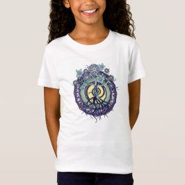 Träd av skjortan för insiktMandalaflickor T Shirt