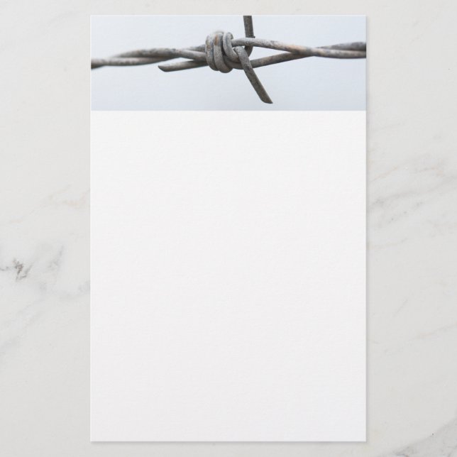 Tråd av taggtråd brevpapper (Framsida)