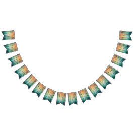 träd bakgrund vimplar