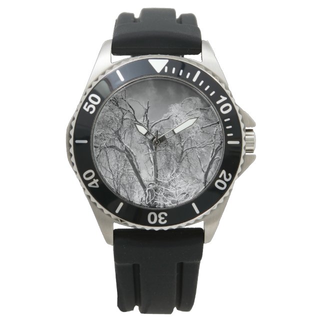 träd bär vinter armbandsur (Framsida)