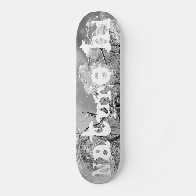 träd bära vinter mini skateboard bräda 18,5 cm (Framsida)