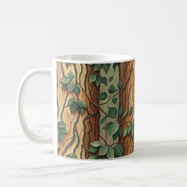 Träd Bark Coffee Mugg (Vänster)