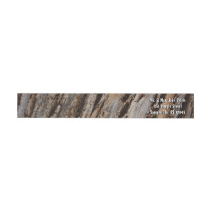 Träd Bark I Naturlig Abstrakt Texturerad design Etikettband