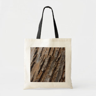Träd Bark I Naturlig Abstrakt Texturerad design Tygkasse