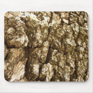 Träd Bark II Naturlig texturerad design Musmatta