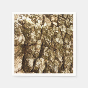 Träd Bark II Naturlig texturerad design Pappersservett