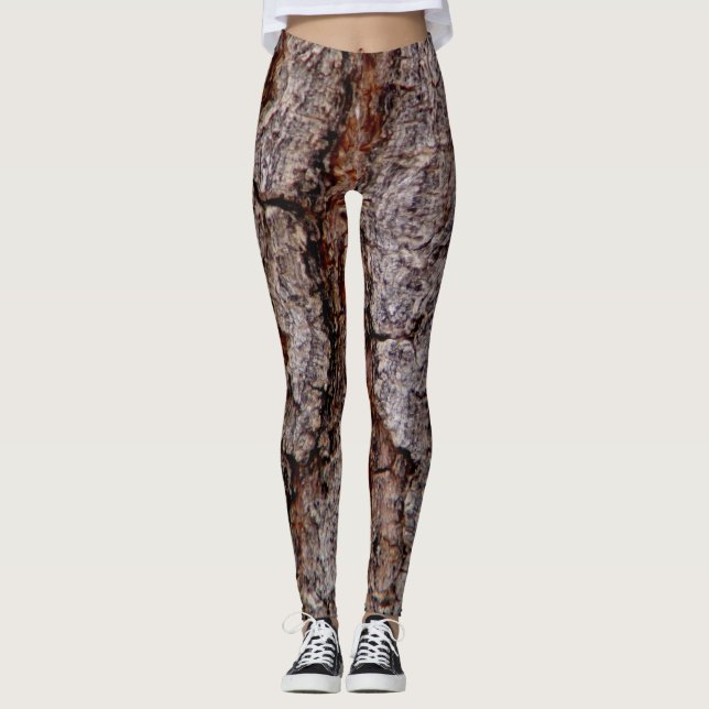 Träd bark leggings (Framsida)