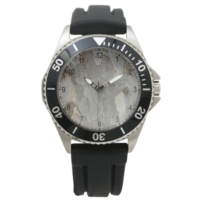Träd bark mönster armbandsur (Framsida)