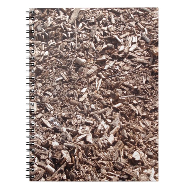 Träd bark, natur, Brown Anteckningsbok Med Spiral (Framsidan)