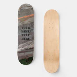 Träd Bark Naturinspirerad Mini Skateboard Bräda 18,5 Cm