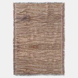 träd bark reflekterad filt