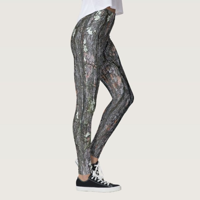 Träd Bark Träd Photo Print Legings Leggings (Höger)