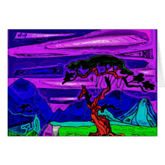 Träd & berg 2 hälsningskort