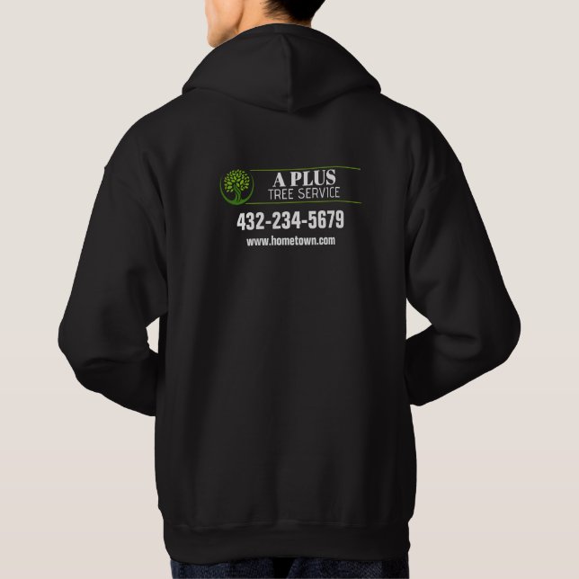 Träd beskärningstjänst hoodie (Baksida)