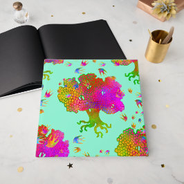 Träd Birds Twilight Gästböcker