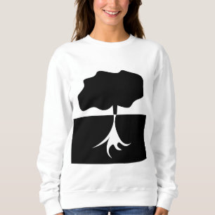 Träd Black and White Träd T Shirt