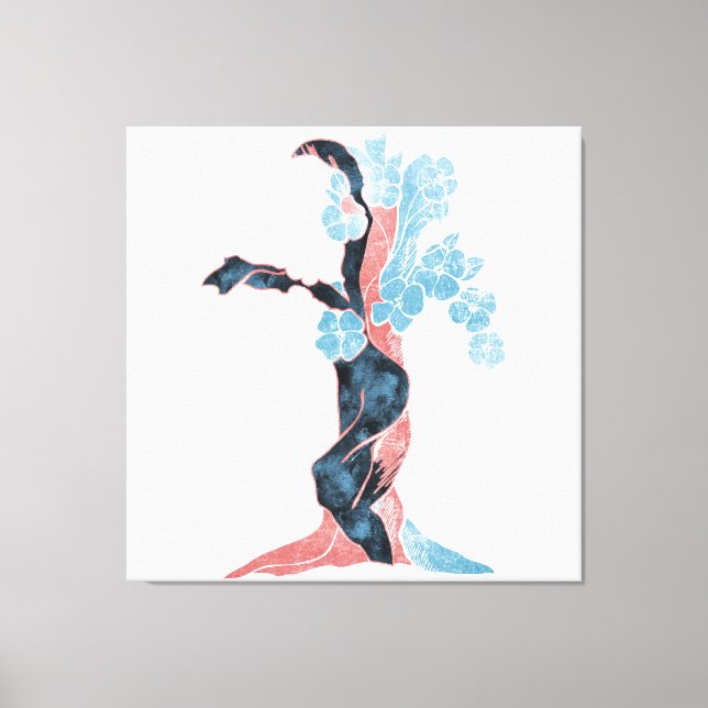 Träd Blommar Canvastryck (Framsida)