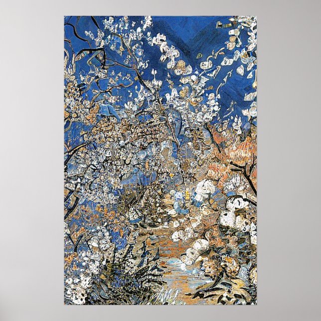 TRÄD BLOMMAR POSTER (Framsidan)