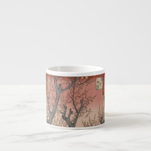 Träd Blommars Plum Garden Japanska Espressomugg