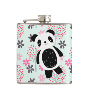 Träd, Blommor och Panda Bears Fickplunta