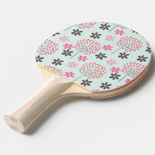 Träd, Blommor och Panda Bears Pingisracket