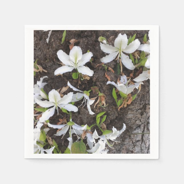 Träd blommor pappersservett (Framsidan)