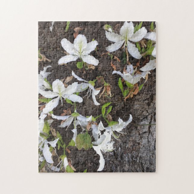 Träd blommor pussel (Vertikal)