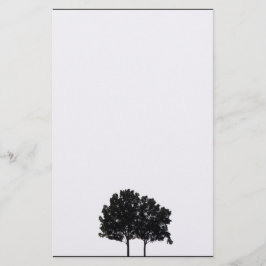 Träd Brevpapper