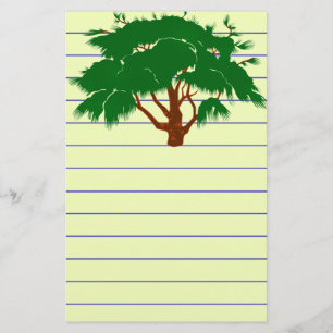 Träd Brevpapper