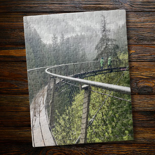 Träd Bridge Hiking Canada Natature Pussel