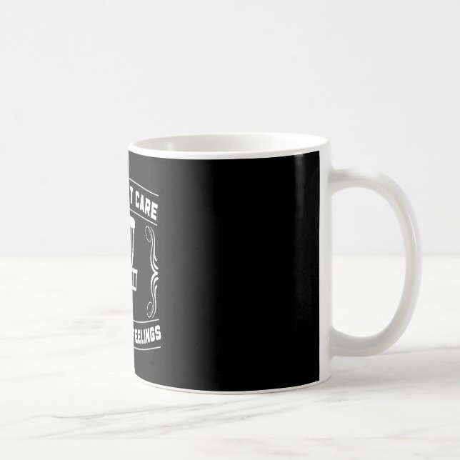 Träd bryr sig inte om dina känslor Disc Golf Ske Kaffemugg (Höger)