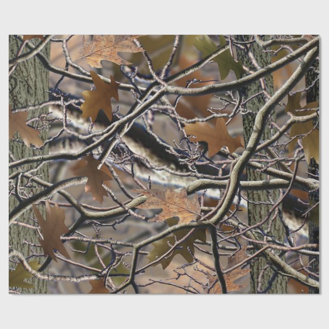 Träd Camo , Gift Wrapping, tålig Papper, Presentpapper (Platt)