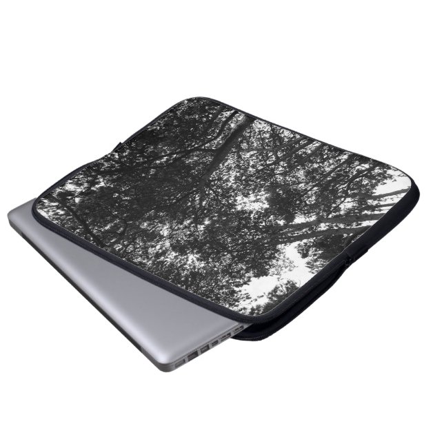Träd Canopy, Bute Park, Cardiff Laptop Sleeve (Framre botten)