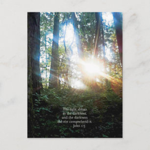 Träd Christian Bible Verse Scripture Creationart Vykort