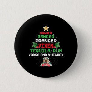 Träd Dasher Prancer Vixen Tequila Whiskey Knapp