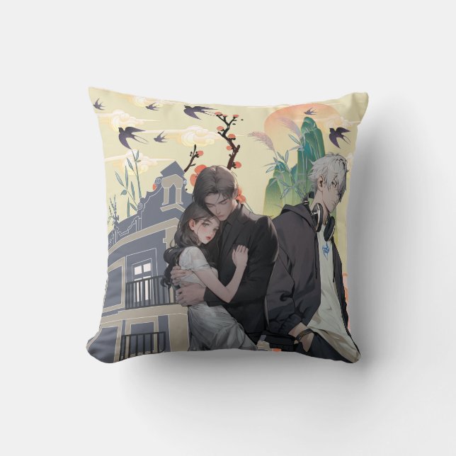 Tråd Dekorativ kudde (Framsida)