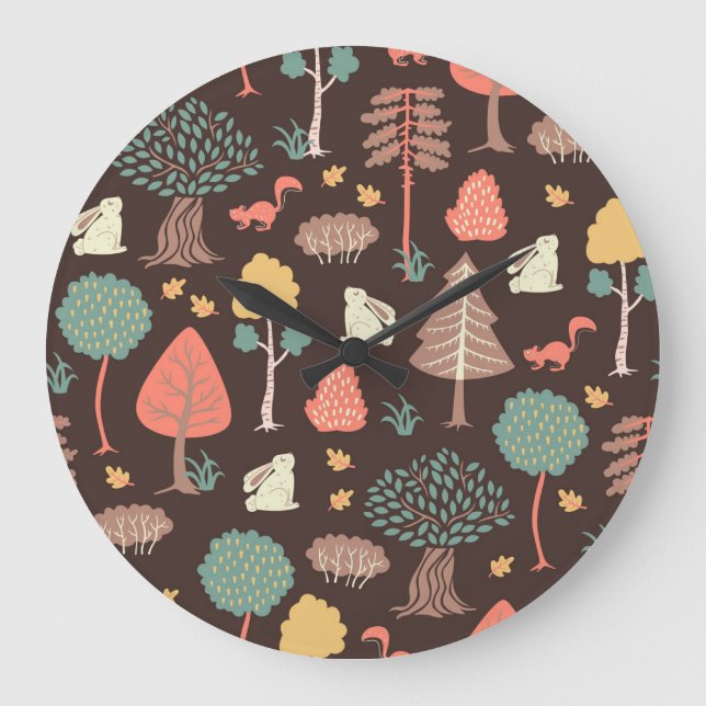 Träd djur: Handdränkt naturområde Stor Klocka (Framsida)